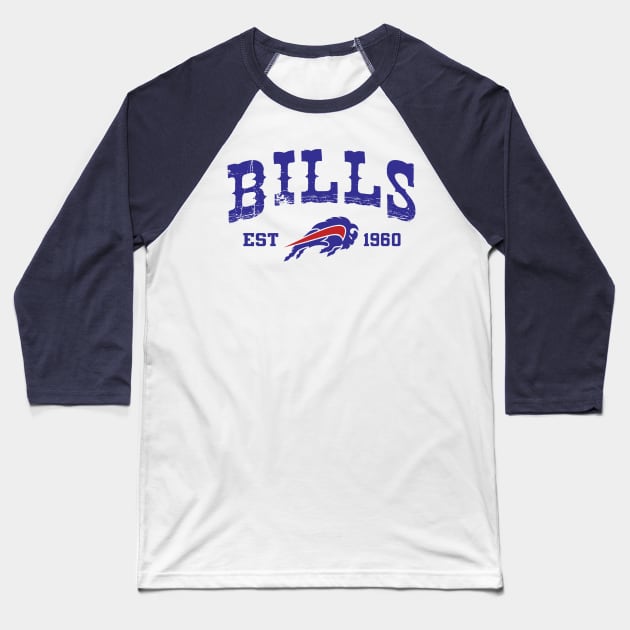Buffalo Bills Football Club Baseball T-Shirt by apparel-art72